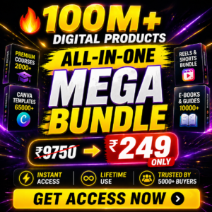 🎁 All-In-One Mega Bundle 2026 | 100M+ Digital Products 🚀